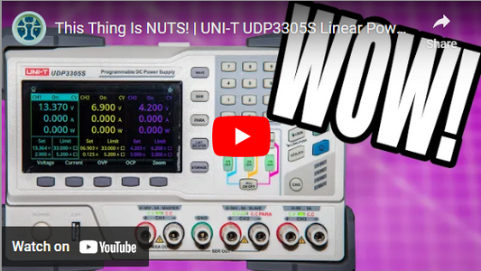 Simple Electronics reviews the UDP3305S Linear DC Power Supply