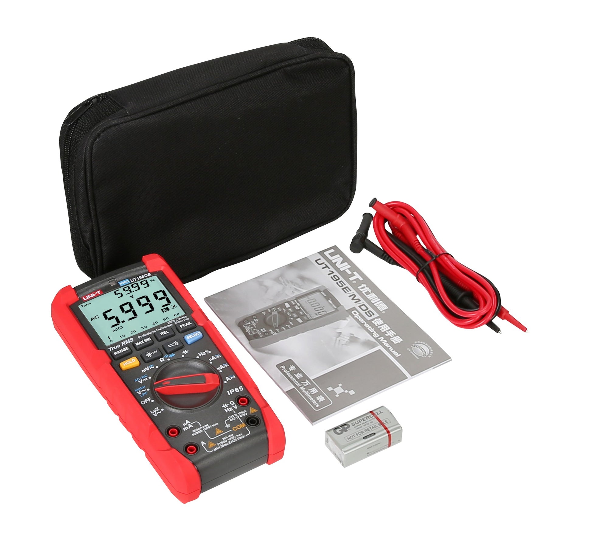 UT195DS Dual-Display Industrial Digital Multimeter