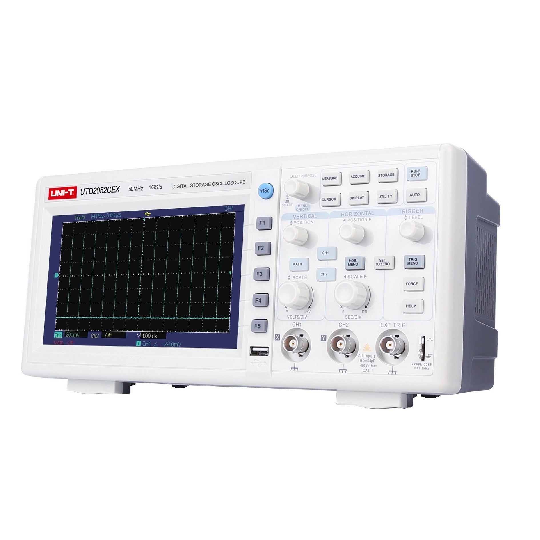 UTD2052CEX+ 50MHz 2Ch DSO