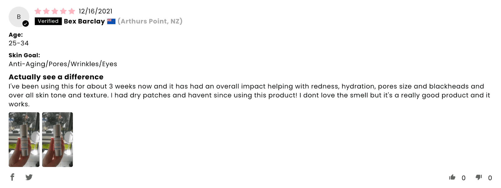 essential derma judge.me review photos and videos