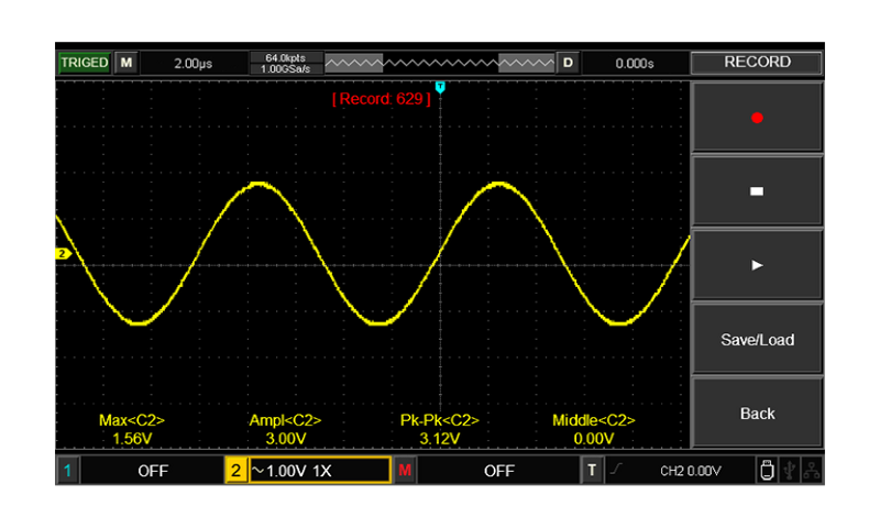 UNI-T UTD2052CEX+ Functions feature