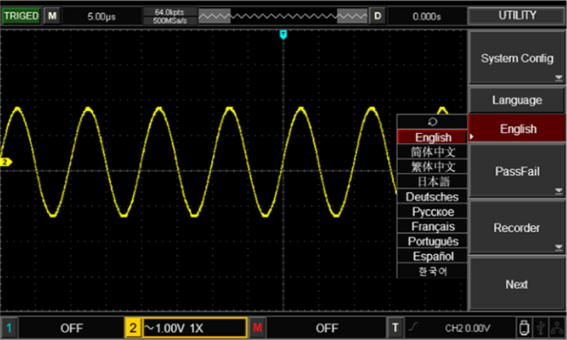 UNI-T UTD2052CEX+ Multi feature