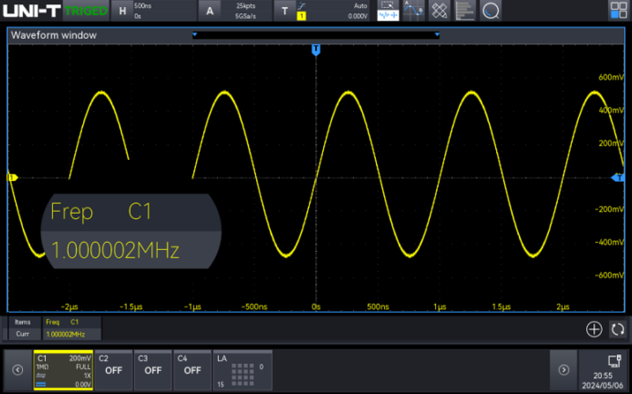 MSO7000X Frequency Counter