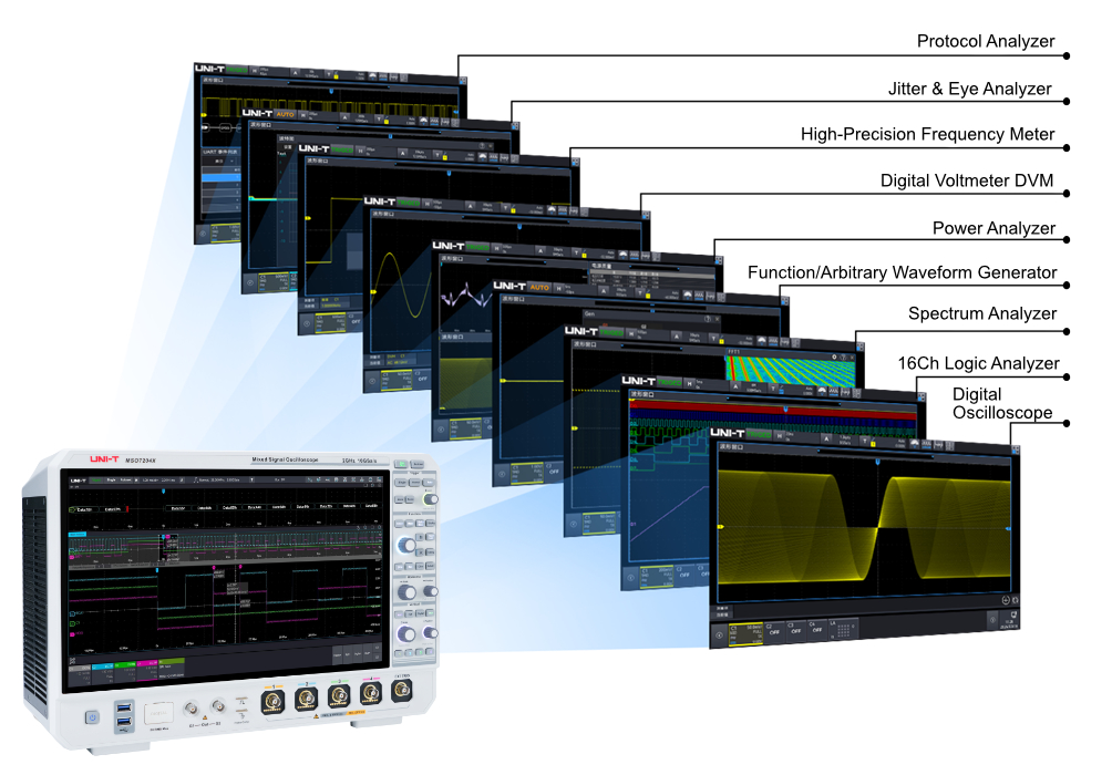 UNI-T MSO7104X 9-in-1