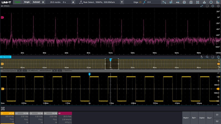 MSO7000X SA feature screen shot