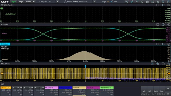 MSO7000X DSO feature screen shot