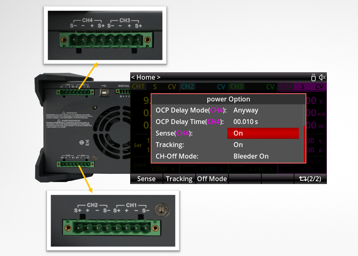UDP4303S Remote Compensation